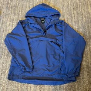 L.L. Bean Womens Raincoat in Blue